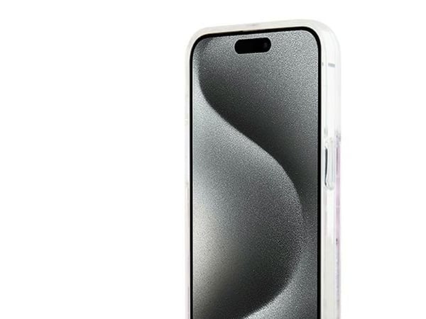 DKNY DKHCP15XLCPEPP iPhone 15 Pro Max 6,7" rosa/rosa hardcase Liquid Glitter Multilogo