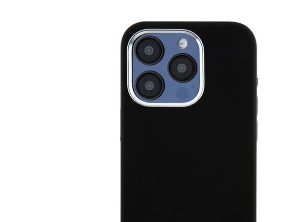 DKNY Liquid Silicone Small Metal Logo MagSafe – iPhone 14 Pro-skal (czarny)