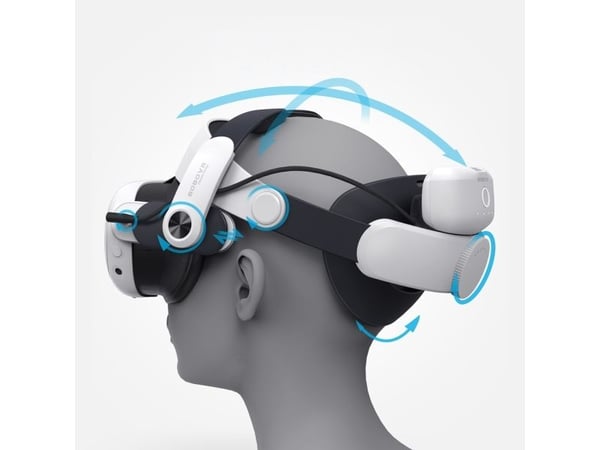 BOBOVR M3 Pro huvudrem + batteri för Oculus Quest 3