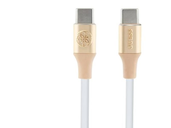 USB-kabel Guess USB-C till USB-C 1,5 m guld