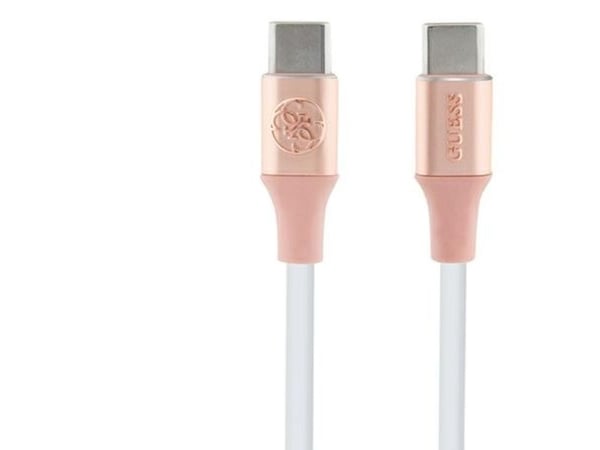 Guess USB-C till USB-C-kabel 1,5 m rosa (GUCCLALRGDP)