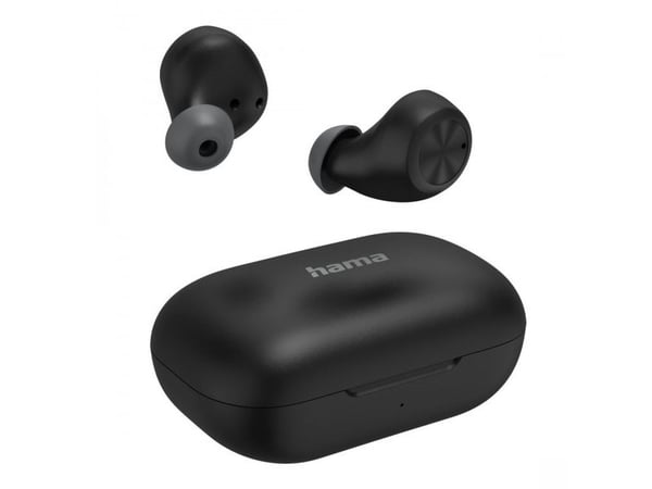 Hama Passion Chop - True wireless-hörlurar med mikrofon - inuti örat - Bluetooth - svart