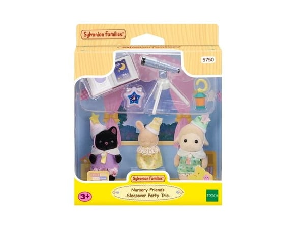Sylvanian Families Sleepover Party Trio