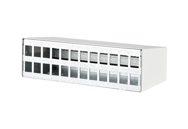 Metz METZ CONNECT AP Keystone-kabinett 24 porter Pure White RAL9010