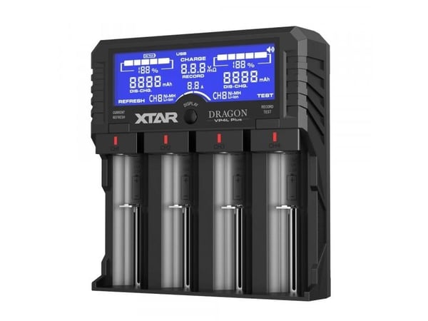 Xtar XTAR Dragon VP4L Plus Baterijų įkroviklis