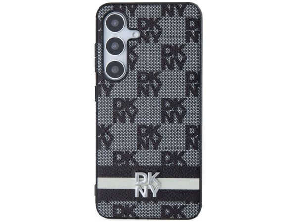 DKNY mobilfodral Dkny Dkhcs24Mpcptssk för S24+ S926, hardcase läder rutigt mono-mönster & tryckta ränder