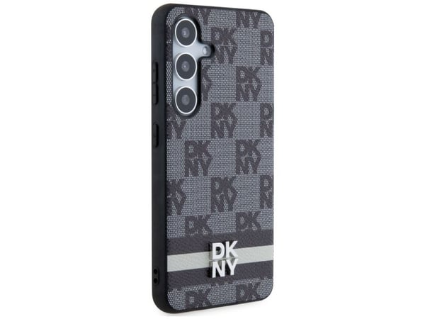 DKNY mobilfodral Dkny Dkhcs24Mpcptssk för S24+ S926, hardcase läder rutigt mono-mönster & tryckta ränder