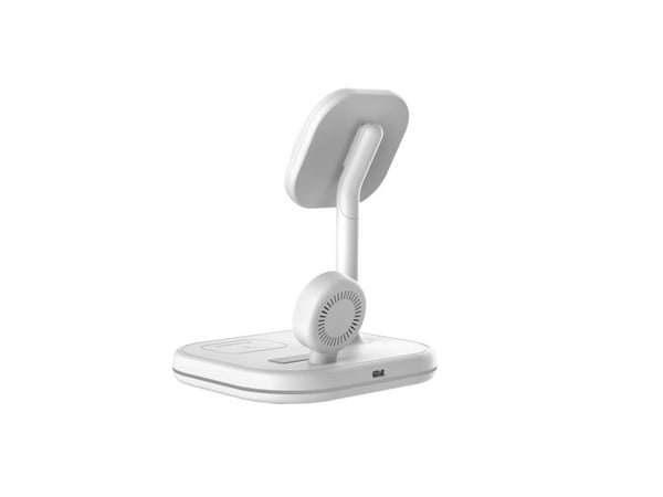 Tech-Protect QI15W-A27 trådlös laddare 3-i-1 MagSafe (Magnetic) vit