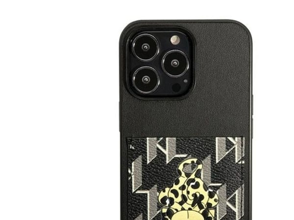 Karl Lagerfeld KLHCP13LCANCNK iPhone 13 Pro / 13 6,1" kovakotelo lajitelma Karlimals Cardslot