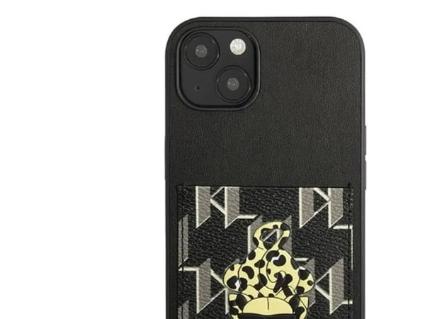 Karl Lagerfeld Karl Lagerfeld KLHCP13MCANCNK iPhone 13 6,1" hardcase czarny/black Karlimals Cardslot