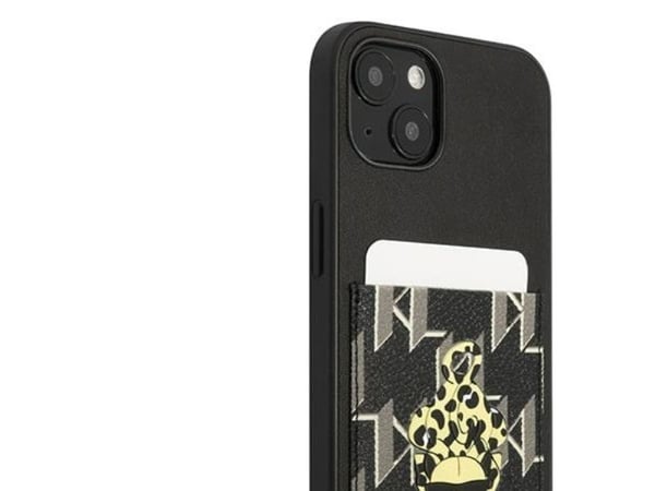 Karl Lagerfeld Karl Lagerfeld KLHCP13MCANCNK iPhone 13 6,1" hardcase czarny/black Karlimals Cardslot