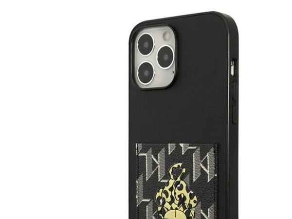 Karl Lagerfeld KLHCP13XCANCNK iPhone 13 Pro Max 6,7" hardcase svart/black Karlimals kortholder
