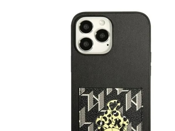 Karl Lagerfeld KLHCP13XCANCNK iPhone 13 Pro Max 6,7" hardcase svart/black Karlimals korthållare