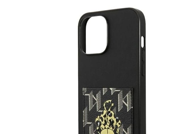 Karl Lagerfeld KLHCP13XCANCNK iPhone 13 Pro Max 6,7" hardcase svart/black Karlimals korthållare