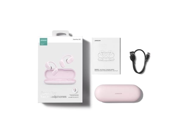 Joyroom Openfree JR-OE1 trådløse hodetelefoner rosa