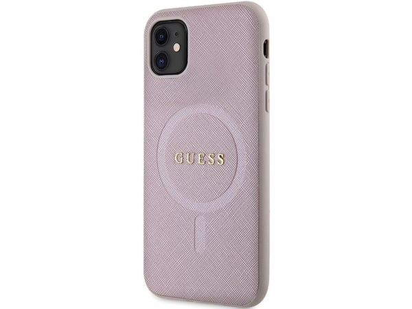 Veske GUESS GUHMN61PSAHMCP IPHONE 11 / XR 6.1" Rosa / Rosa HARDCASE SAFFIANO MAGSAFE
