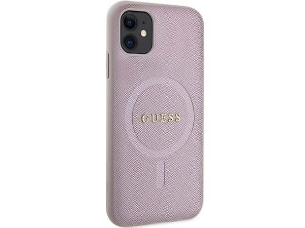 Veske GUESS GUHMN61PSAHMCP IPHONE 11 / XR 6.1" Rosa / Rosa HARDCASE SAFFIANO MAGSAFE