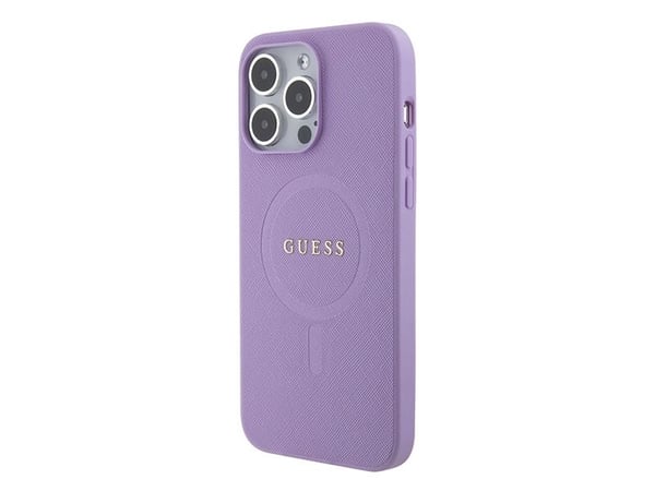 Guess GUHMP15LPSAHMCU iPhone 15 Pro 6.1" violetti/violetti kovakotelo Saffiano MagSafe Saffiano