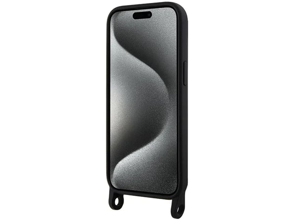 Karl Lagerfeld KLHCP15SSCBSCNK iPhone 15/14/13 6,1" hardcase svart Crossbody Silicone Choupette