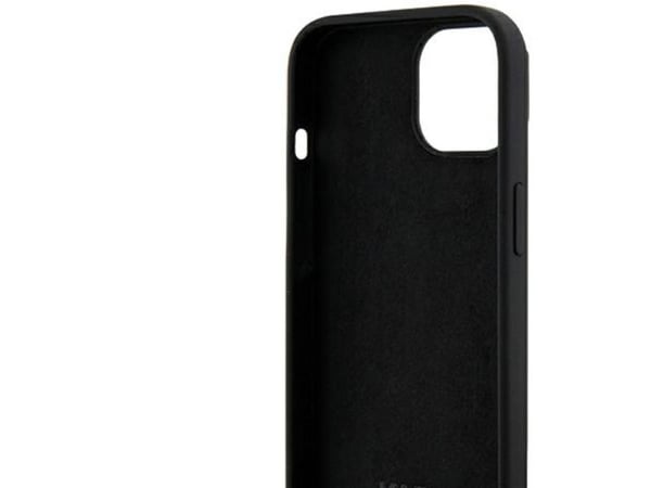 Karl Lagerfeld Karl Lagerfeld KLHCP15SSCBSCNK iPhone 15 6.1" hardcase czarny/black Crossbody Silicone Choupette