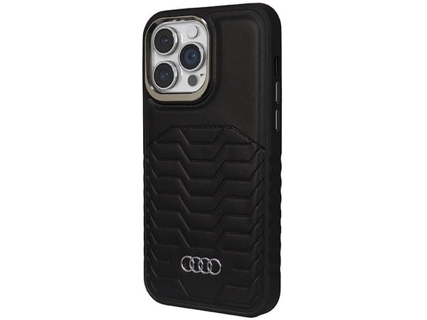 Audi Synthetic Leather MagSafe hardcase til iPhone 14 Pro Max 6.7" svart