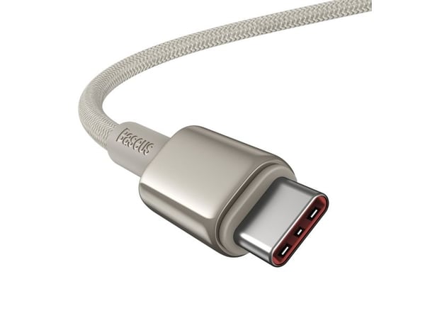 Baseus USB-C til USB-C-kabel 1 m beige (BSU4881)