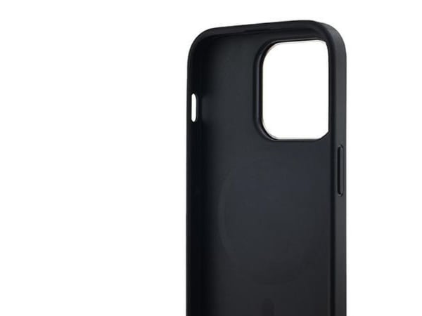 Apple iPhone 14 Pro DKNY Hardcase Nahka Checkered Mono Pattern MagSafe (DKHMP14LPCPVSLK) dėklas telefonui juodos spalvos