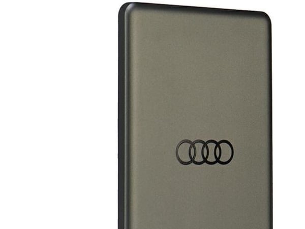 Audi 15W trådløs powerbank 5000 mAh grå Big Logo MagSafe AU-MWPB5000-GT/D1-GY
