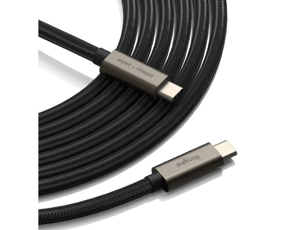 Ringke USB-C till USB-C kabel 2 m svart (RGK1951)