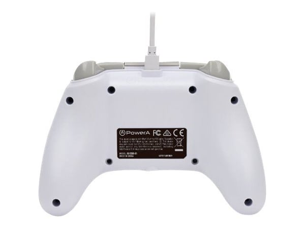 PowerA 1519365-01, Pad-ohjain, Xbox Series S, Xbox Series X, PC, Analoginen/Digitaalinen, Langallinen, USB, Valkoinen