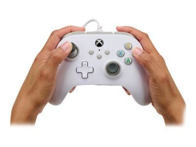 PowerA 1519365-01, Pad-ohjain, Xbox Series S, Xbox Series X, PC, Analoginen/Digitaalinen, Langallinen, USB, Valkoinen