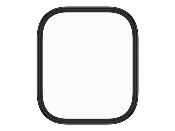 PanzerGlass - Skärmskydd för smart klocka - metallisk - glas - 42 mm - ramfärg svart