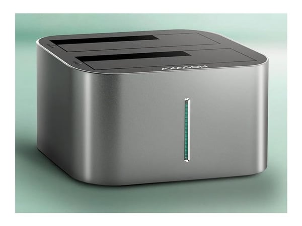 AXAGON ADSA-DC USB3.2 Gen1 - 2x SATA 6G CLONE DUAL HDD Dock Station ASMedia