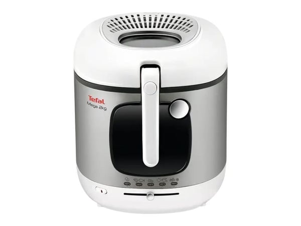 Tefal Mega FR4800 XXL - Dypsteker - 3.3 liter - 2.1 kW - sølvgrå/hvit