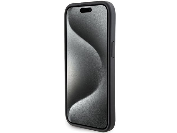 Karl Lagerfeld KLHCP15SGSACHPK Apple iPhone 15/14/13 6,1" hårt skal Gripstand Saffiano Chou svart