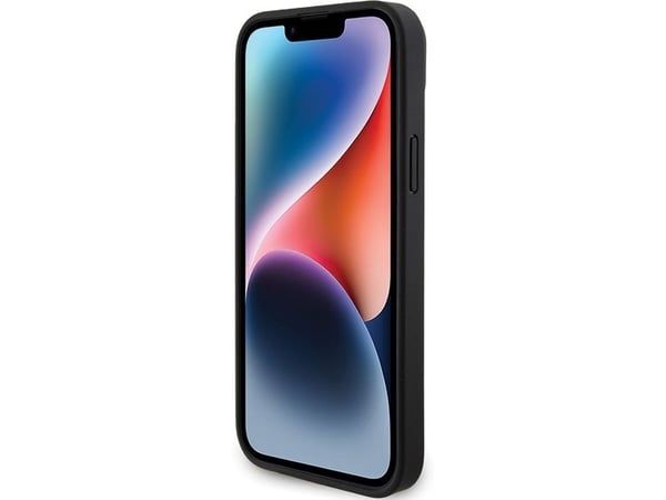 Skal BMW BMHCP15M23 PUPVK Apple iPhone 15 Plus 14 Plus 6.7" svart hårt skal Perforated Tricolor Line