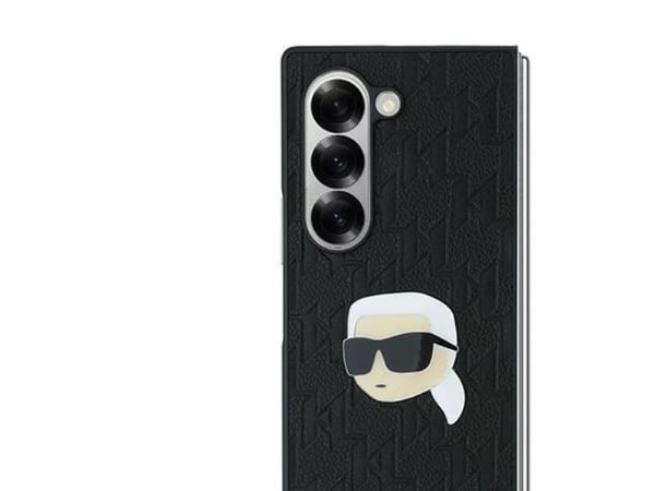Karl Lagerfeld-skal till Samsung Galaxy Z Fold6 KF002202 svart Saffiano Monogram Head Pin