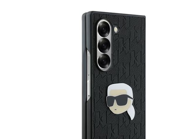 Karl Lagerfeld-skal till Samsung Galaxy Z Fold6 KF002202 svart Saffiano Monogram Head Pin