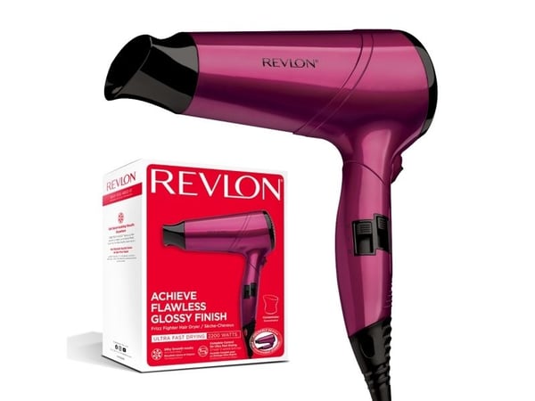 Revlon RVDR5229E hårfön 2200W frisskontroll, fällbart handtag, rosa