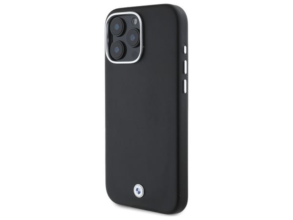 BMW BMHMP16L23 PUFWK Apple iPhone 16 Pro 6,3" svart hardt deksel MagSafe Full Wrapped Metal