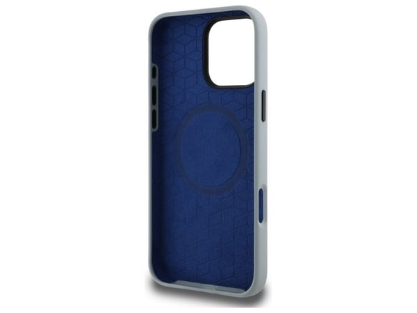 BMW BMHMP16X23SLIG Apple iPhone 16 Pro Max 6.9 "Asia Harmaa Silikoni kääntämällä linjat MagSafe