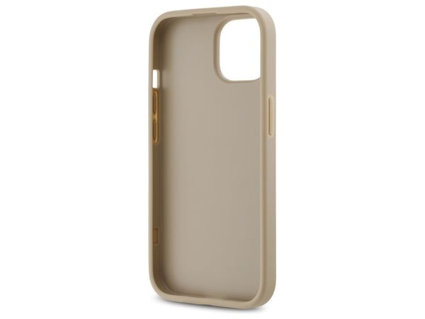 DKNY DKHCP15SPQDSLE iPhone 15 6,1" beige/beige quiltad stack logo