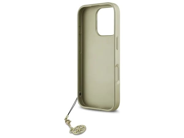 Guess GUHCP16LGF4GGR iPhone 16 Pro 6.3" hårt skal 4G – Charms Collection (svart)