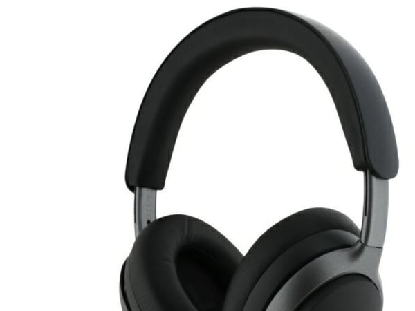 Guess Metal Script Logo - trådløse on-ear Bluetooth-hodetelefoner Bluetooth ANC + ENC (svart)