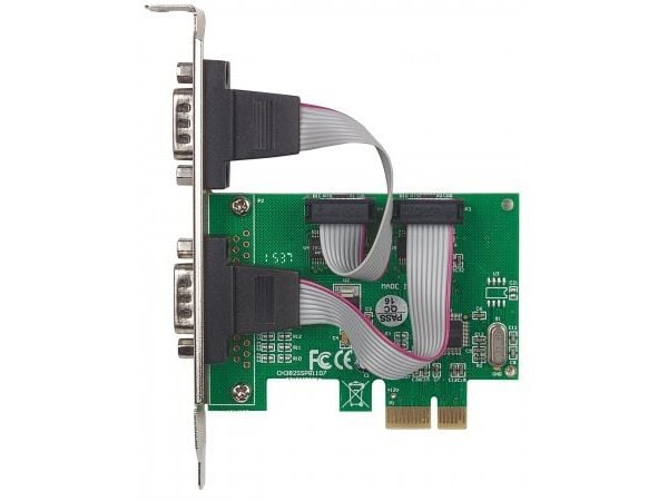 Manhattan 152082, PCIe, Seriell, CE, FCC, 2,5 Gbit/s, 68 mm, 120 mm