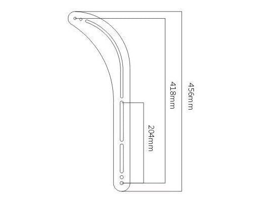 Vivolink VLMSB3270, Tv-kuormitus, 15 kg, Sort, 890 g, 475 mm, 20 mm