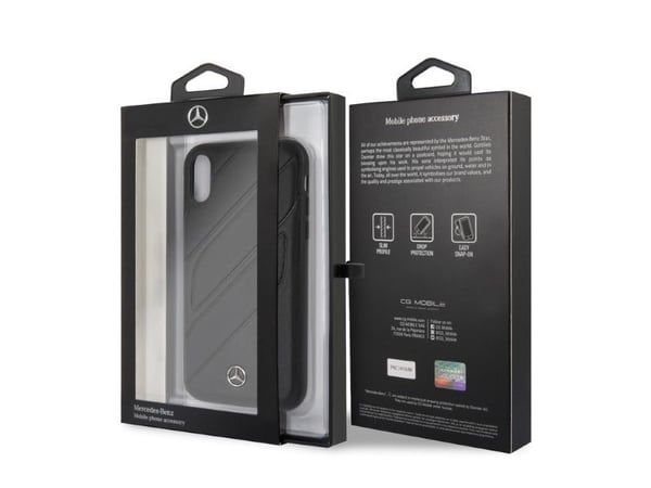 Mercedes MEHCI61THLBK hårt mobilfodral iPhone XR svart New Organic I