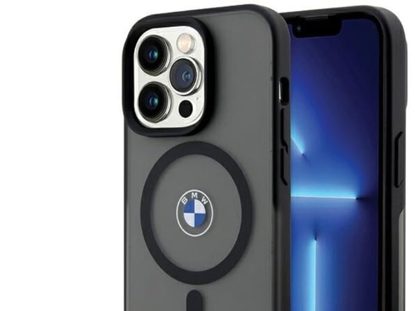 BMW BMHMP15LDSLK iPhone 15 Pro 6.1" svart hardcase IML Signature MagSafe