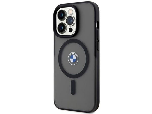 BMW BMHMP15LDSLK iPhone 15 Pro 6.1" svart hardcase IML Signature MagSafe