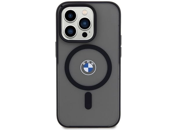 BMW BMHMP15LDSLK iPhone 15 Pro 6.1" svart hardcase IML Signature MagSafe